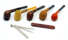 Vtg Estate Tobacco Pipes Lot 5
