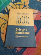 Wolseley 1500 1964 Owners Manual Driver's Handbook VGC FREE POST Fifteen Hundred