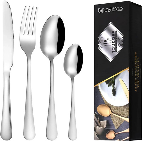 24pc stainless steel - 16/24pc,