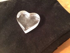 Dartington Glass Heart Shaped