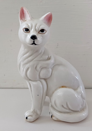 White ceramic hand - ceramic, painted