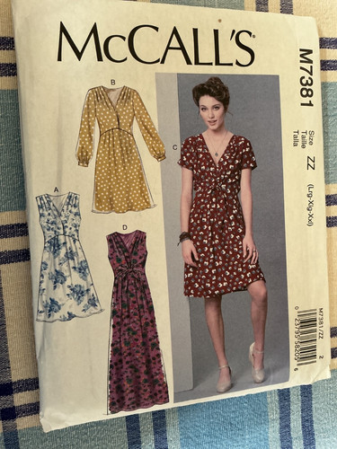 Mccall dress pattern - dress, m7381