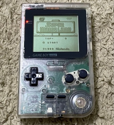 Nintendo game boy pocket - pocket, clear