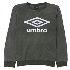 Umbro Mens Green Logo Pullover