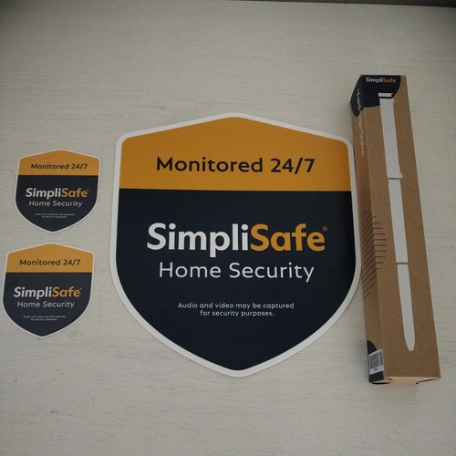 Simplisafe yard pole sign - yard,