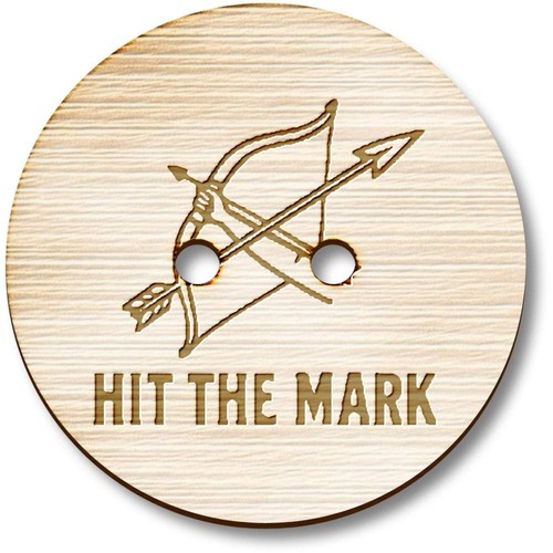 Hit the mark bow and - 'hit,