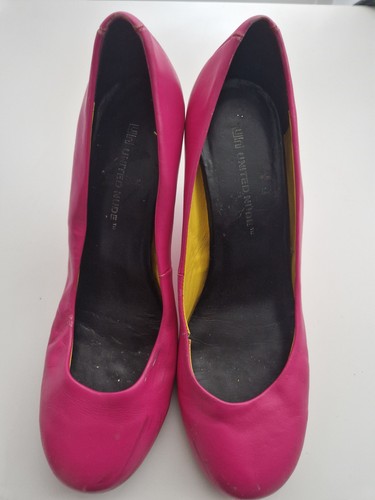 United nude leather - leather, fuchsia