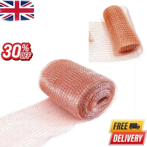 Knitted copper mesh roll - knitted,