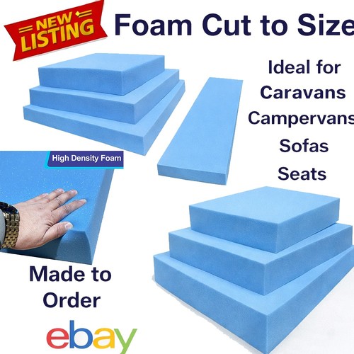 Blue high density seating foam - high,