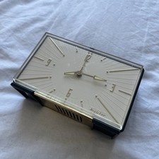 Vintage French Réveil Rectangular JAZ Jazistor Electric Display Clock and Alarm