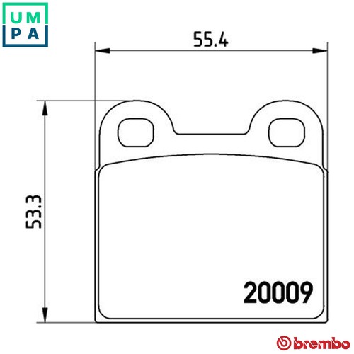 Brake pad set disc - brake,