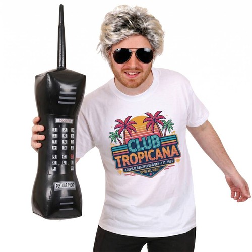 Retro 80s beach party outfit - party,