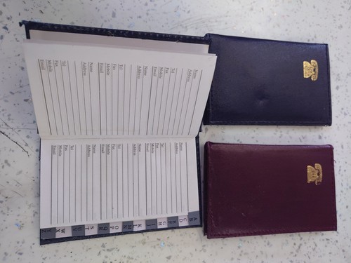 Pocket sized stitched leather - stitched,