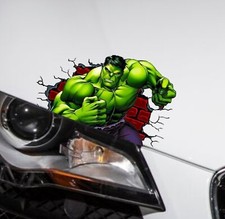 1x INCREDIBLE HULK CAR STICKER