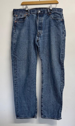 Mens levi 501 - blue, heavy