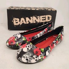 Banned Roses Skull Ballerina