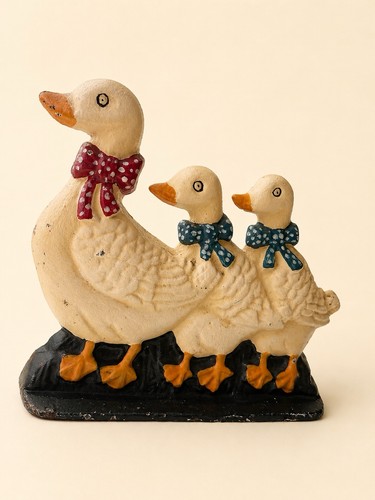 Rustic vintage duck family - vintage,