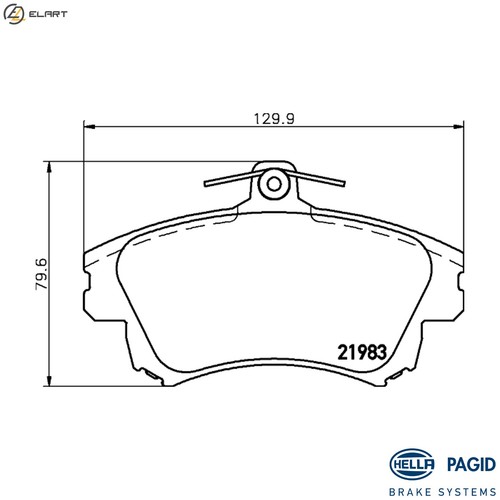 Brake pad set - brake,
