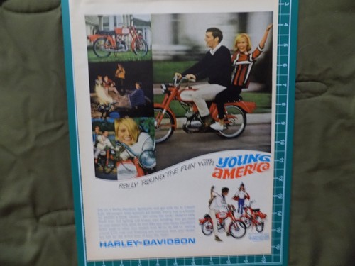 1966 print harley davidson - 1966, ad