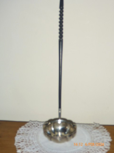 Vintage silver toddy ladle - vintage,