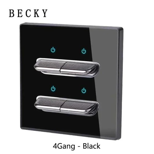 Led glass wall switch 16a - switch,