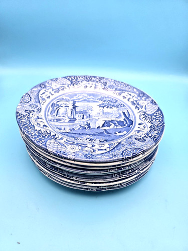Spode italian blue salad - blue, plate