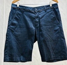 Men’s Navy Blue Cotton / Elastane Love Moshino Sinv Chino Smart Shorts W34” Lge
