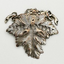 PIERCED BRANDY DECANTER BOTTLE LABEL SILVER PLATE VICTORIAN 19TH CENTURY