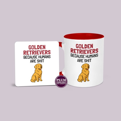 Golden retriever mug - golden,