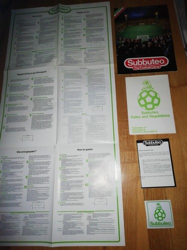 Rare subbuteo original set - subbuteo,