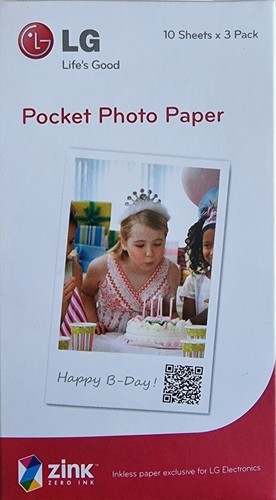Pocket photo printer paper - photo,