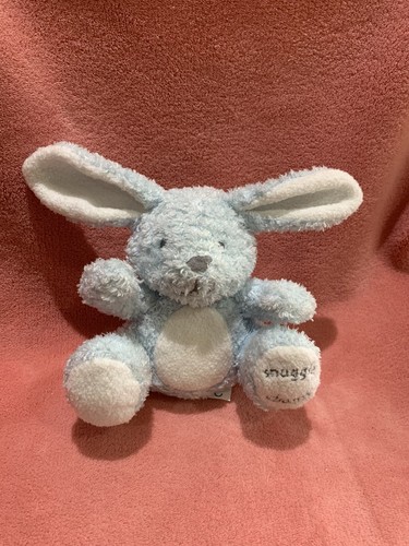 Snuggle chums blue - blue, bunny
