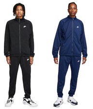 Nike Summer Full Club Poly-Knit Tracksuit Zip Jacket Classic Joggers Lightweight