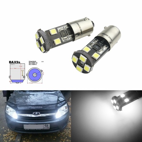 433 h6w bax9s smd led - 2x,