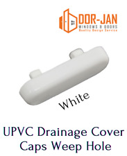 10 x Drain uPVC White Cover