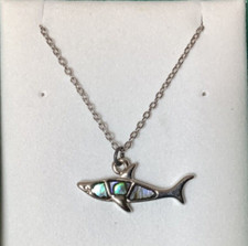 Shark Inlaid Paua Shell