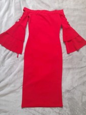 Cocktail dress / Party dress. Size 4 / 6 red.