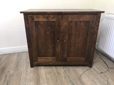 Next Dark Oak 2 Door, With Shelves Cupboard/Cabinet InVGC