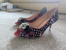 Pair of Ruby Shoo Black Satin