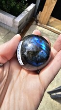 Labradorite crystal sphere - crystal, orb