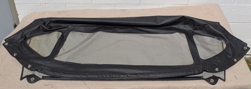 Top black vinal crush - black, grain