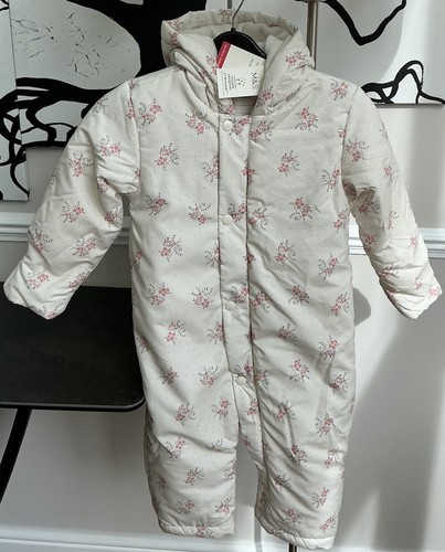 Girls cream hooded - m&s-girls,