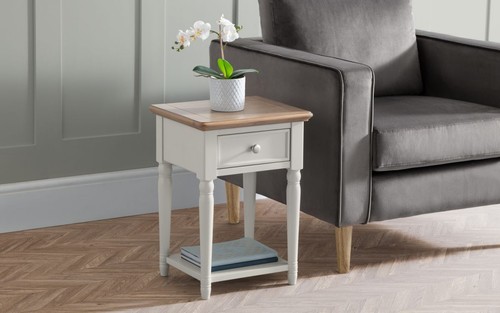 Limed oak tops grey base - oak, &