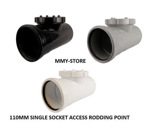 110mm soil pipe access - pipe, rodding