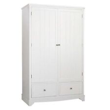 John Lewis St Ives Double Wardrobe with 2 Drawers White