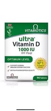 ✅✅Vitabiotics Ultra Vitamin D 1000iu ( D3*25mg) Extra Strength 96 Tablets ✅✅