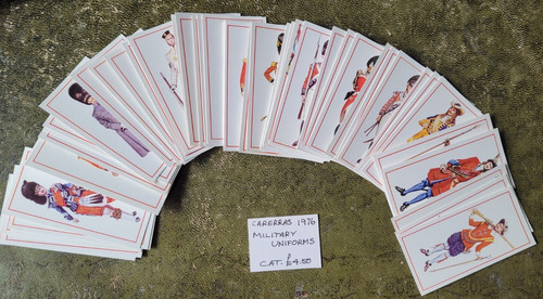 Carerras cigarette cards - carerras,