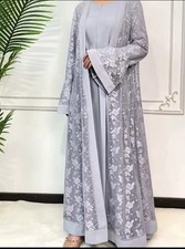 Women Ramadan Eid Lace Abaya