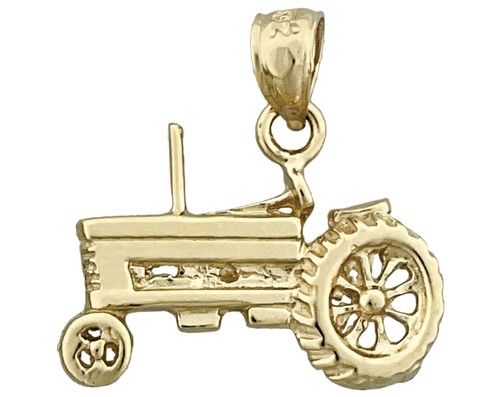 14k solid gold three - 14k, wheel