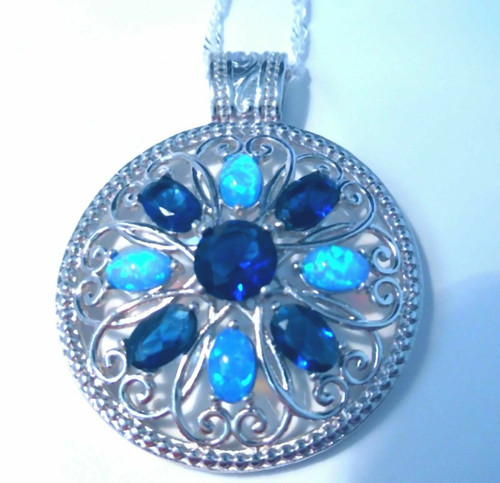 Gorgeous blue fire - blue,